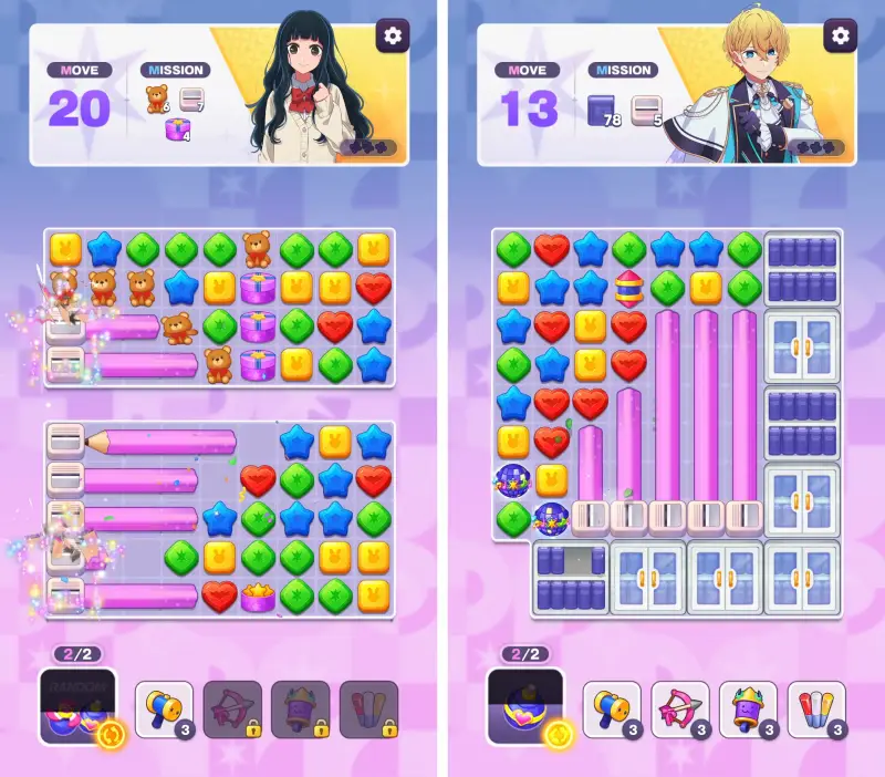 推しパズのステージ画面1