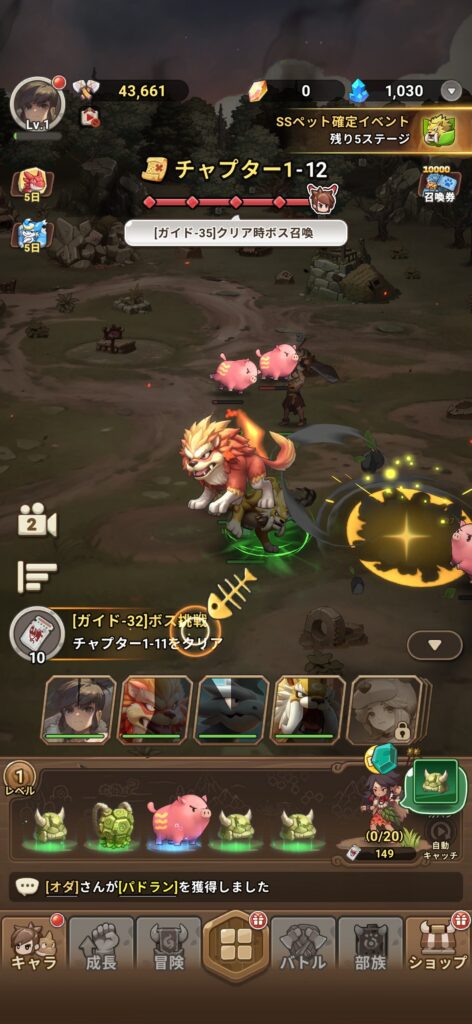 序盤その2:ペット編成の基本を理解する